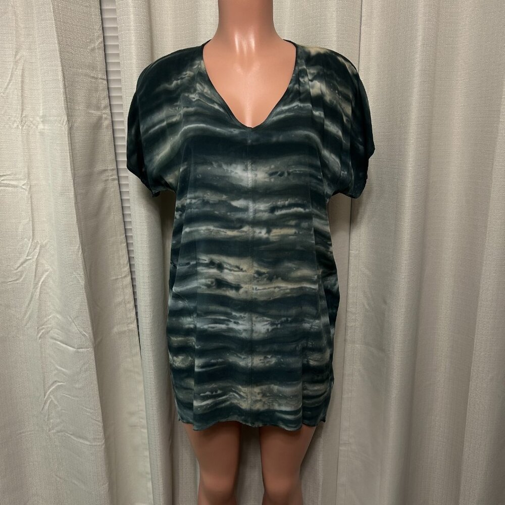 Soft Surroundings Pullover Short Sleeve Tunic Top Women's Size XS Pockets
